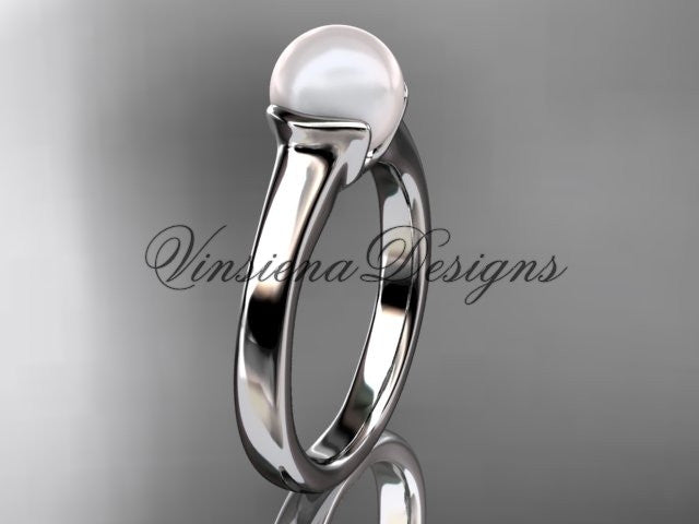 Platinum Art Deco Pearl Ring – BURLINGTON